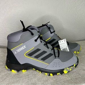 New Kids Adidas Terrex HyperHiker Hiking Boots Gray